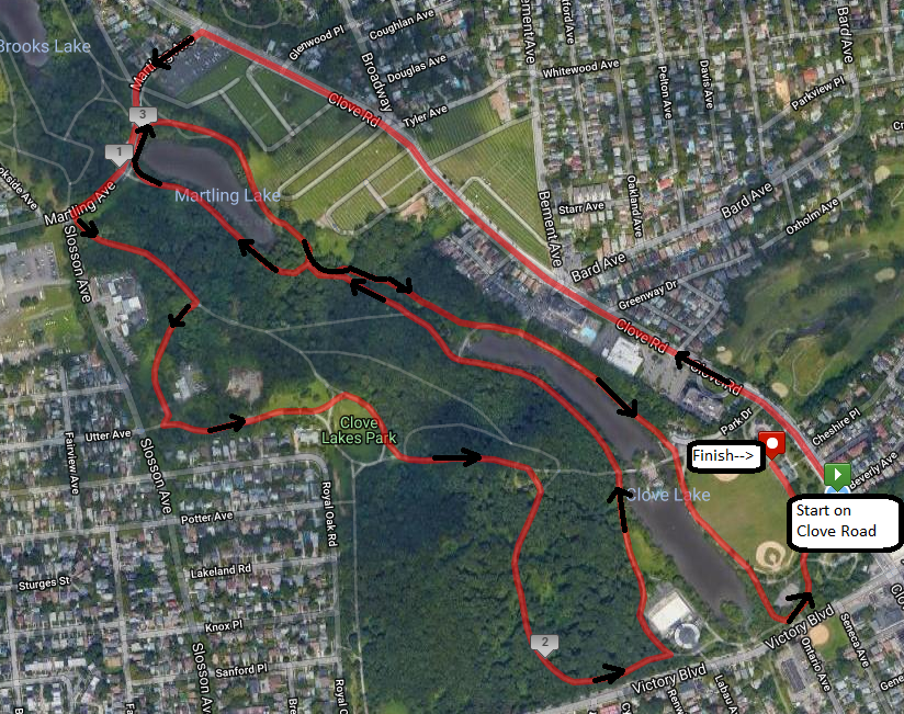 Celic Run Course Map